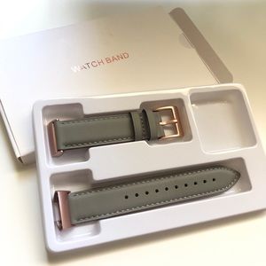 Fitbit Charge 3 / 4 / 3 SE Band Replacement - grey leather